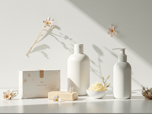 化妆品包装设计,简约时尚风格,环保材质,精美印刷工艺